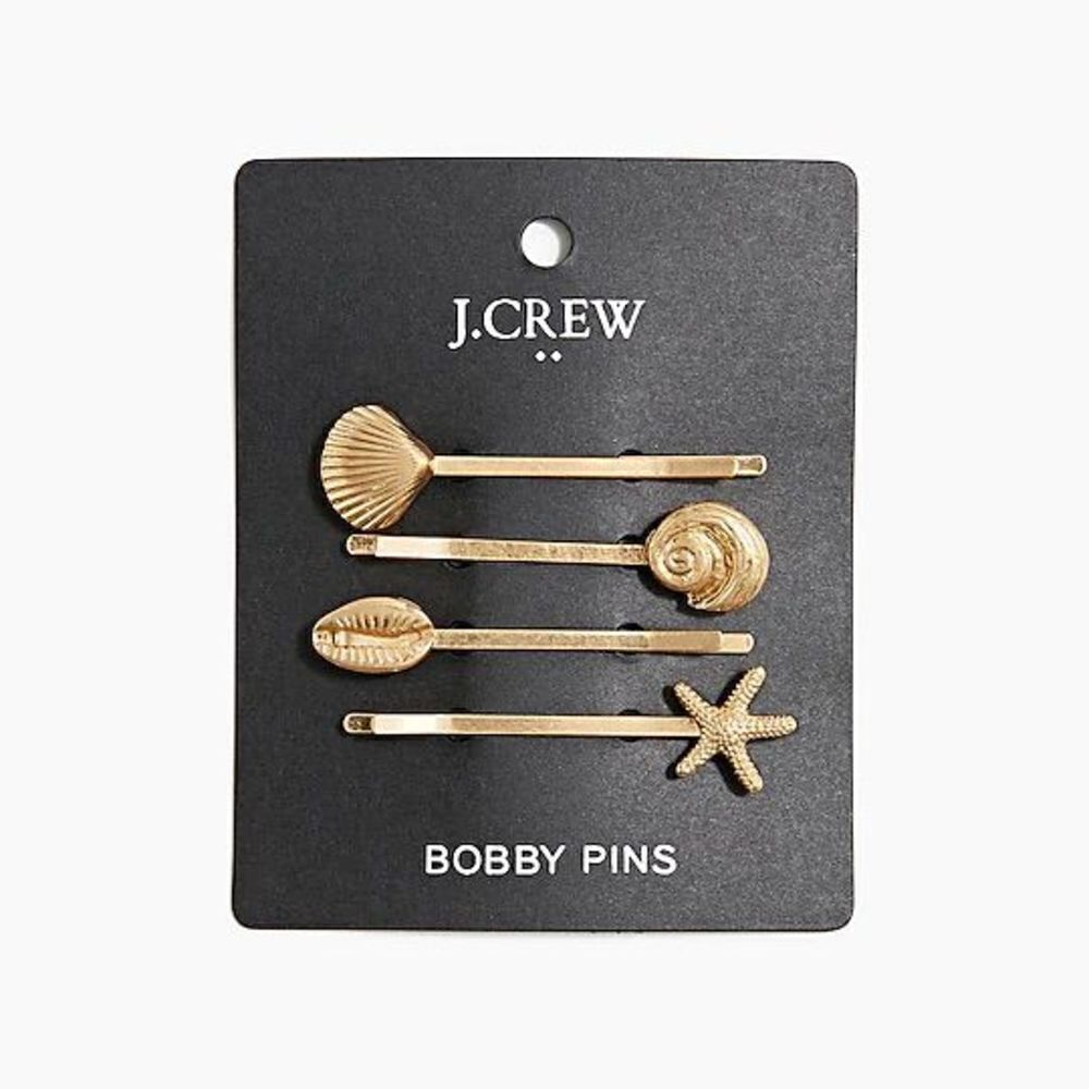 J Crew Seashell Bobby Pins Set of 4